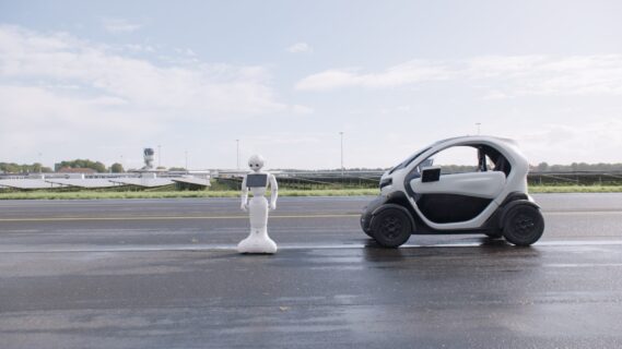 Afbeelding van een autonome auto